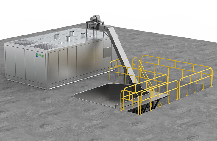 辣椒视频/果蔬垃圾生物处理机（大型分布式）MCB-SCJ-Z-10000C